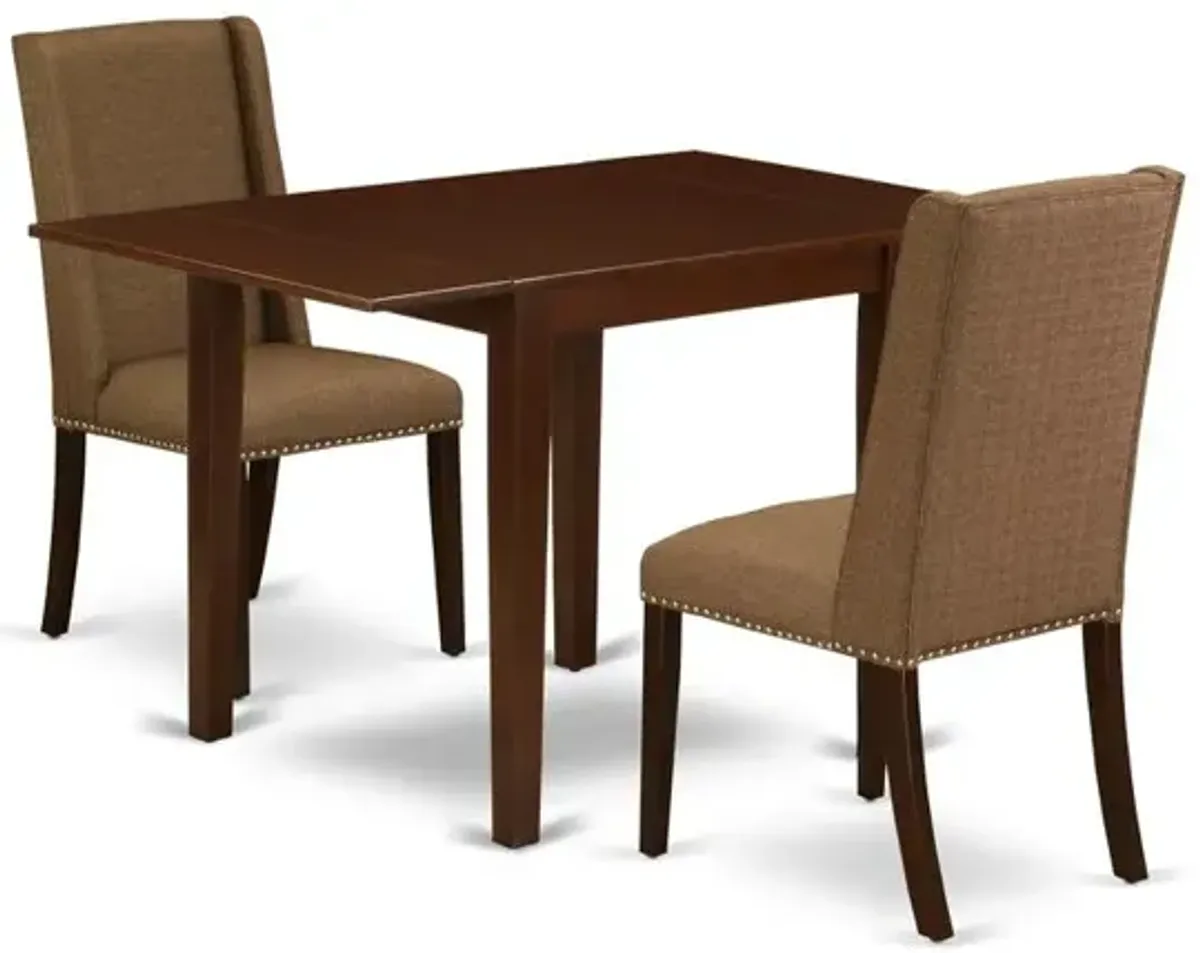 Dining Room Set Mahogany, NDFL3-MAH-18