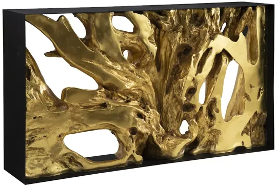 Cast Root Framed Console Table