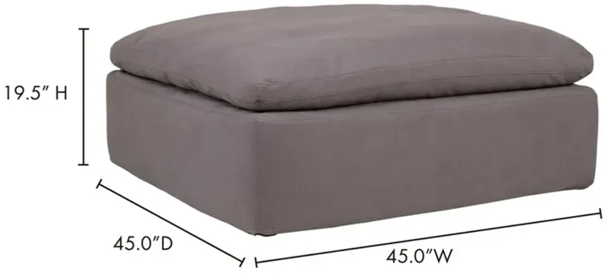 Moe's Home Collection Clay Ottoman