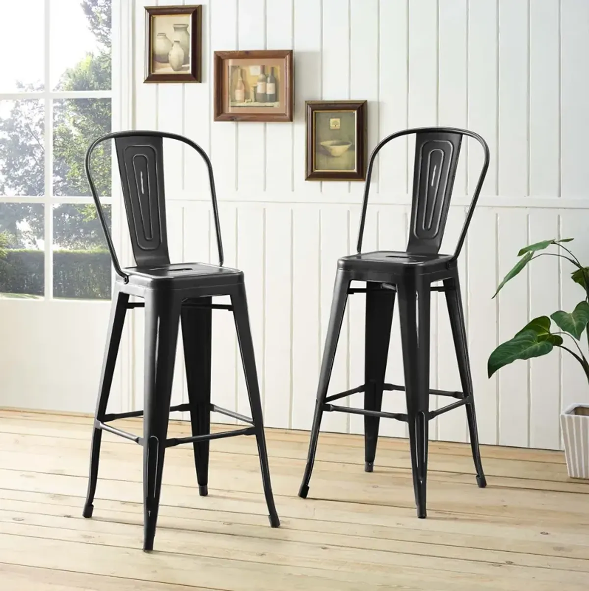 Promenade Metal Bar Side Stool