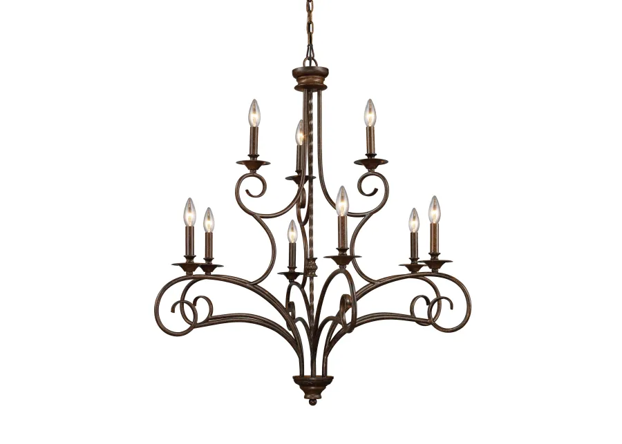 Gloucester 35.5'' Wide 9-Light Chandelier