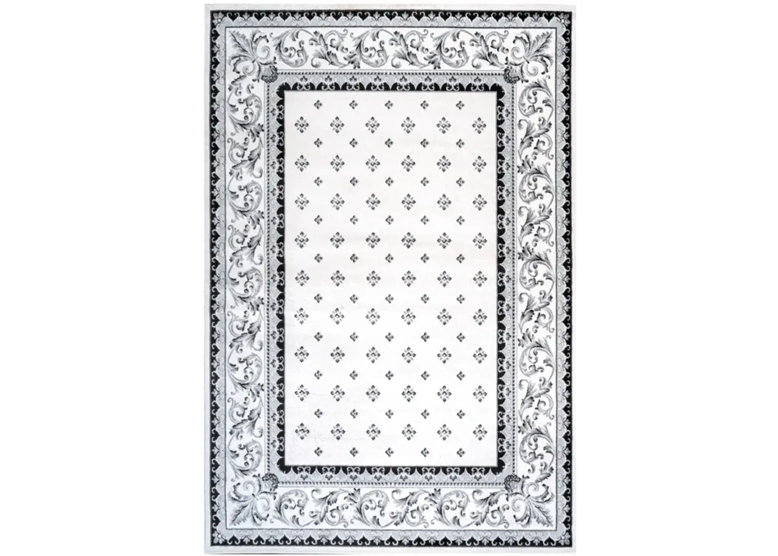 Acanthus French Border Area Rug