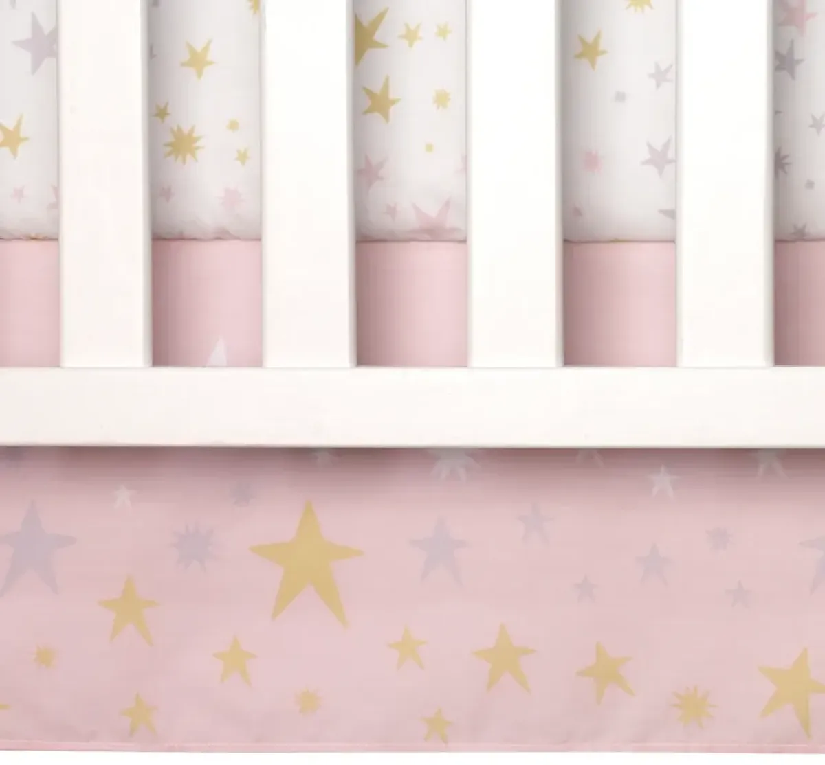 Bedtime Originals Rainbow Unicorn 3-Piece Crib Bedding Set - Pink, Purple