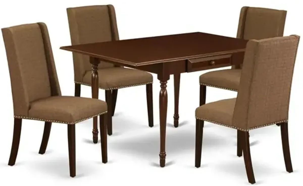 Dining Room Set Mahogany, MZFL5-MAH-18