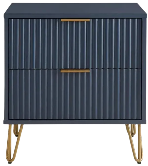 Dumbo 2-Drawer Nightstands in Blue (Set of 2)