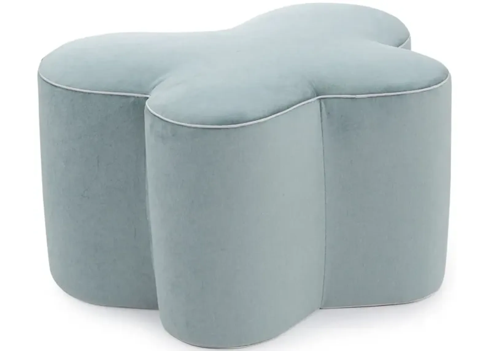 Mariposa Large Blue Ottoman