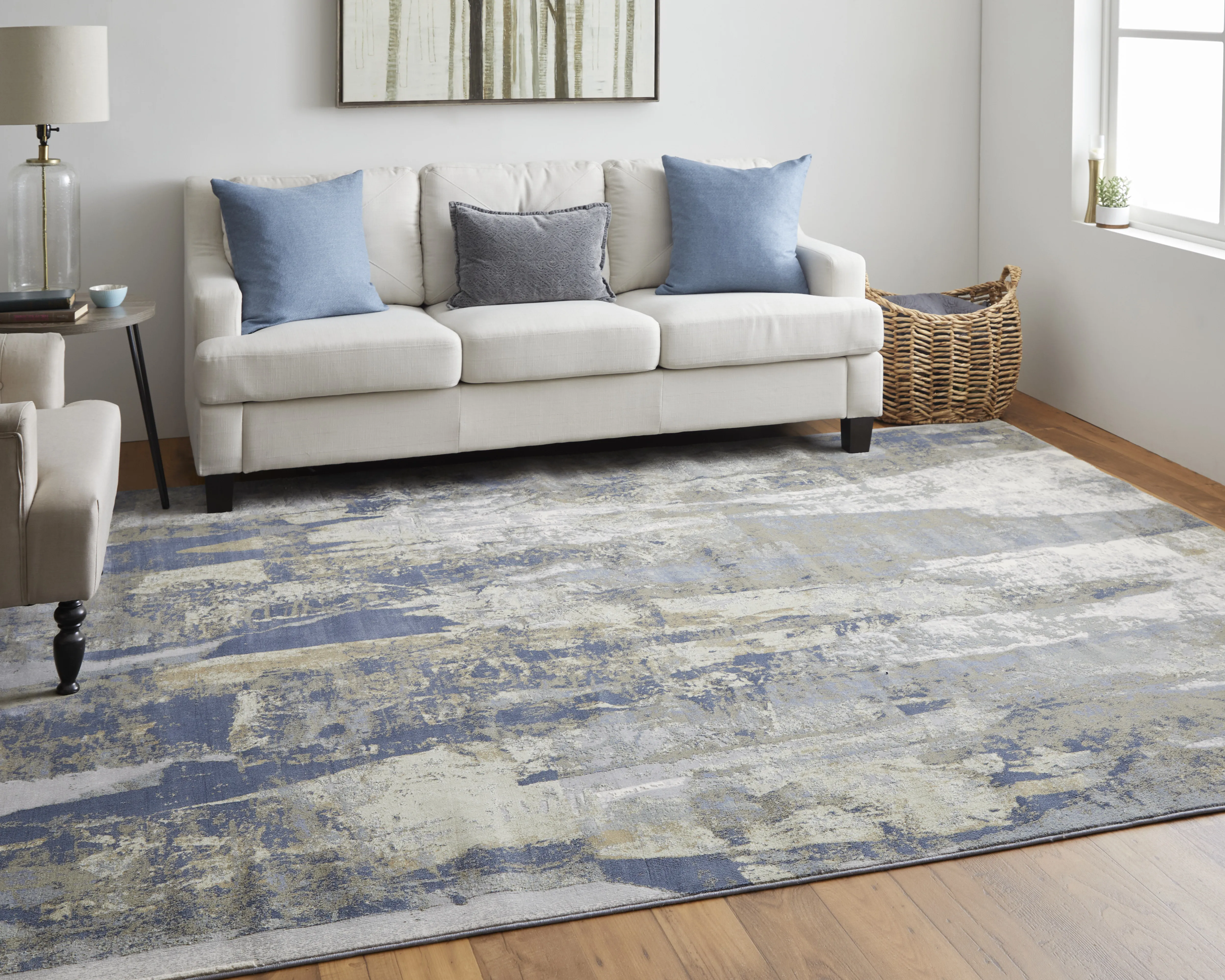 Clio 39K6F Blue/Gray/Tan 12' x 15' Rug