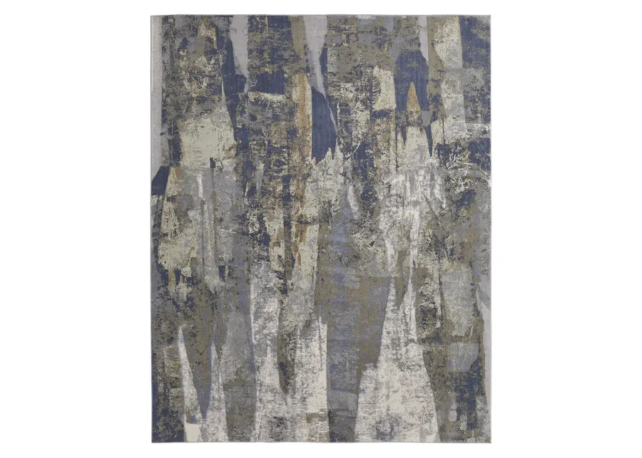 Clio 39K6F Blue/Gray/Tan 12' x 15' Rug