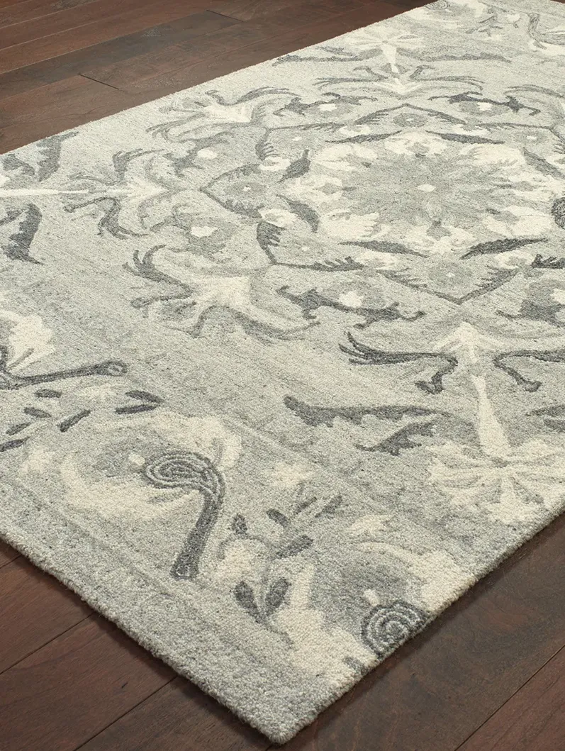 Craft 2'6" x 8' Ash Rug