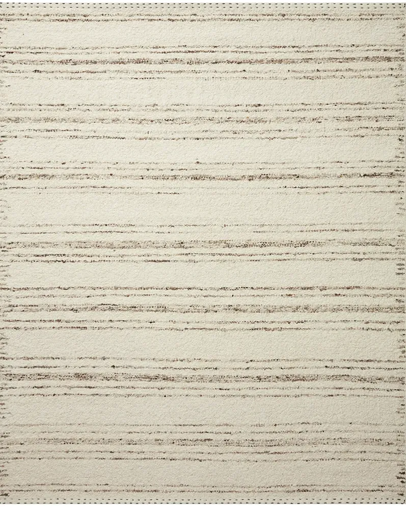 Roman ROM02 Ivory/Pebble 4' x 6' Rug