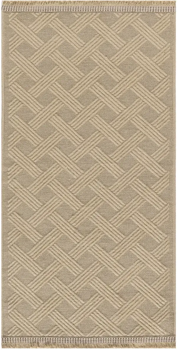 Washable Jute WSJ02 Natural 2'3" x 7'6" Rug
