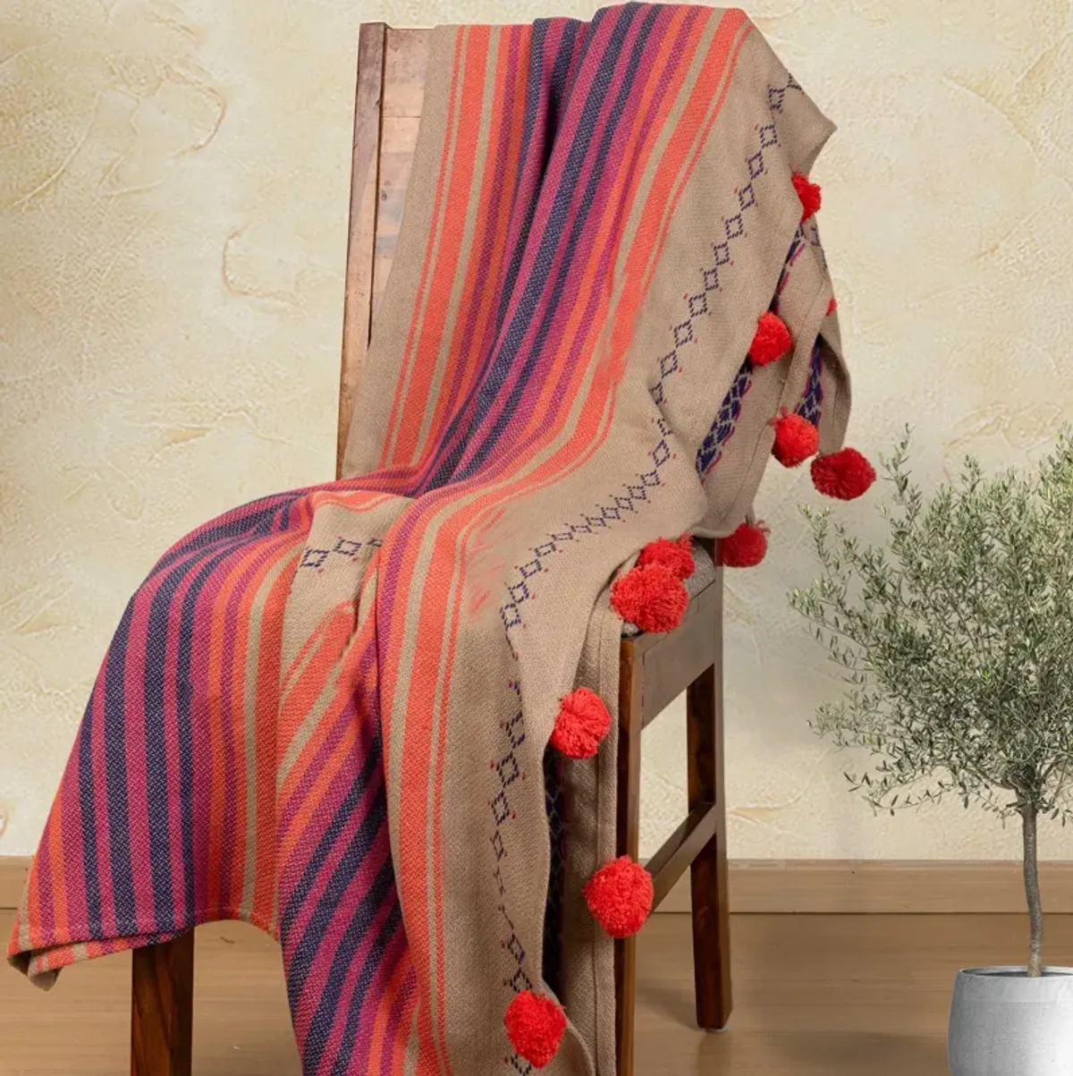 Rodeo Throw Blanket, 70X70