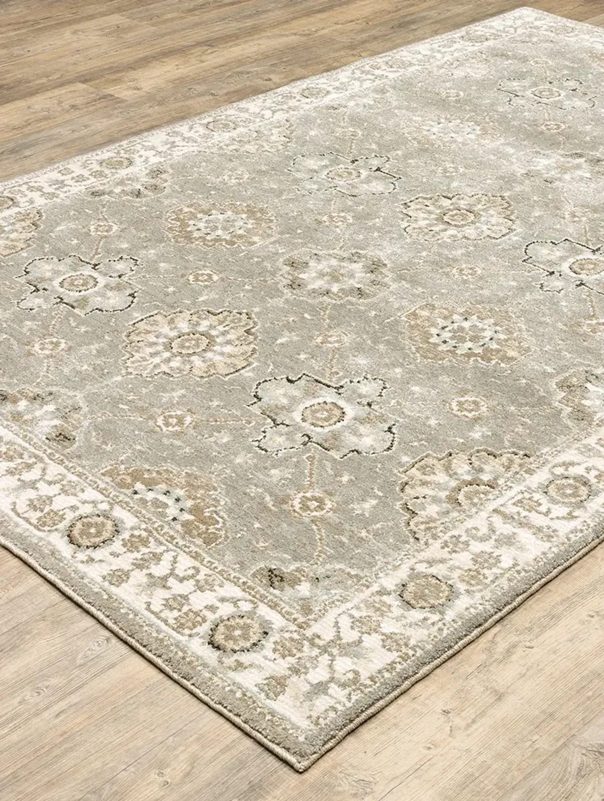 Andorra 8'6" x 11'7" Grey Rug