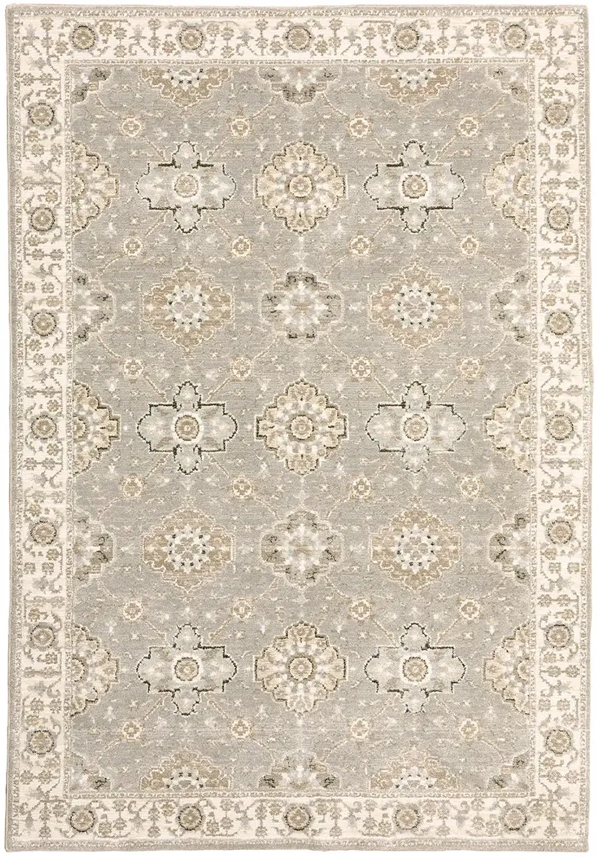 Andorra 8'6" x 11'7" Grey Rug