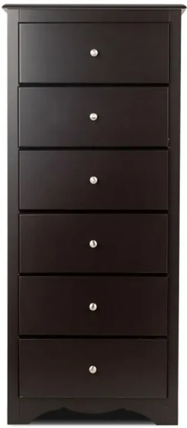 Hivvago 6 Drawers Chest Dresser Clothes Storage Bedroom Furniture Cabinet