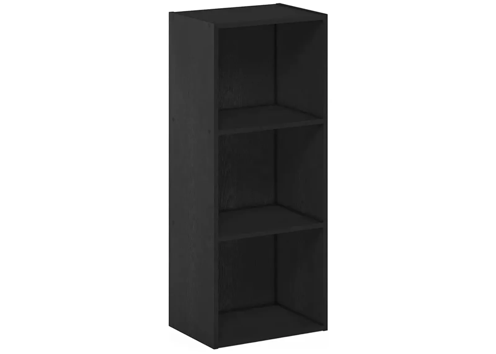 Furinno Luder 3-Tier Open Shelf Bookcase, Blackwood