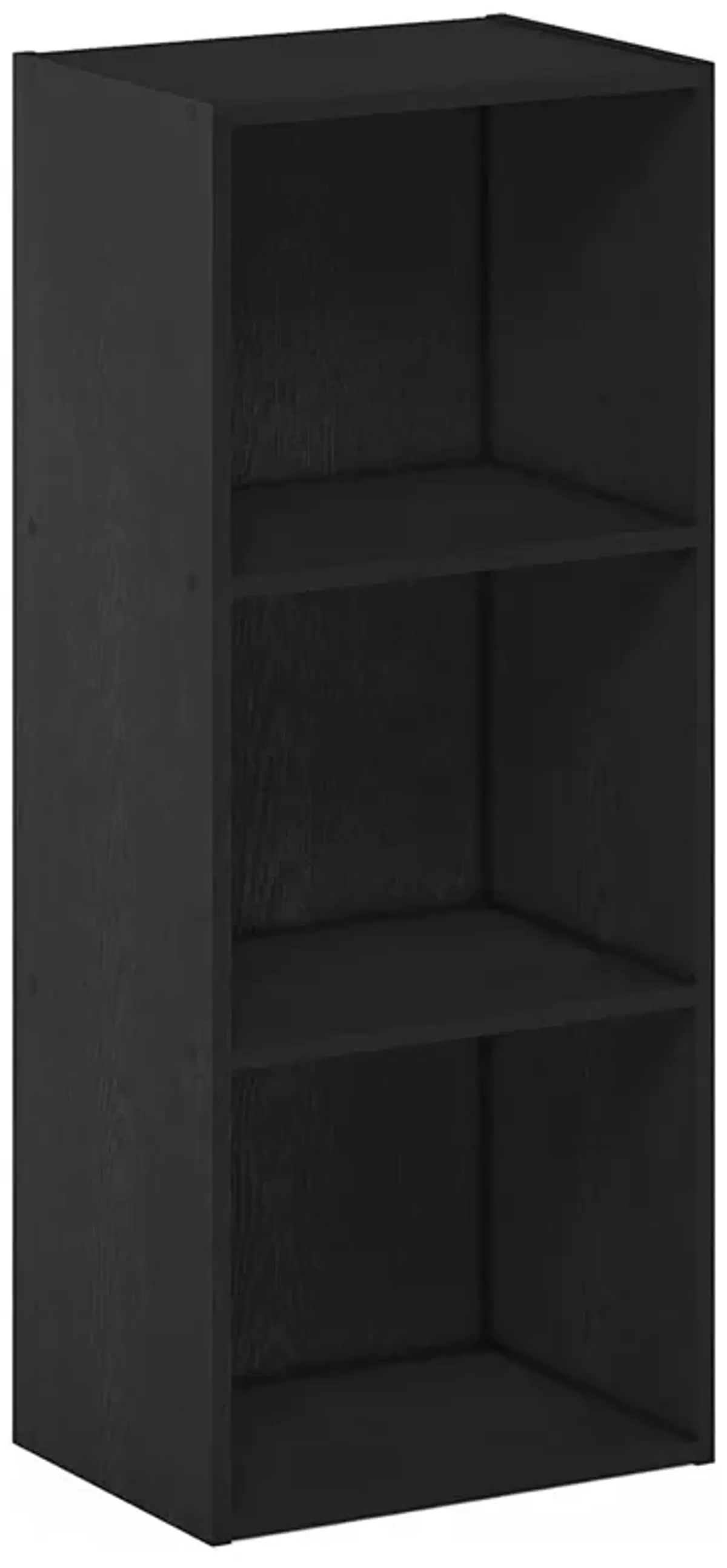 Furinno Luder 3-Tier Open Shelf Bookcase, Blackwood