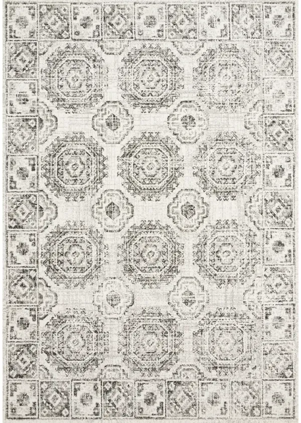 Joaquin Ivory/Charcoal 9'6" x 13' Rug