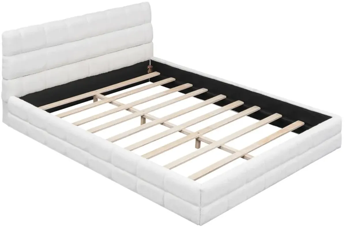 Merax Classic Upholstered Platform Bed