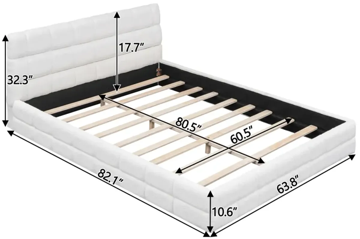 Merax Classic Upholstered Platform Bed