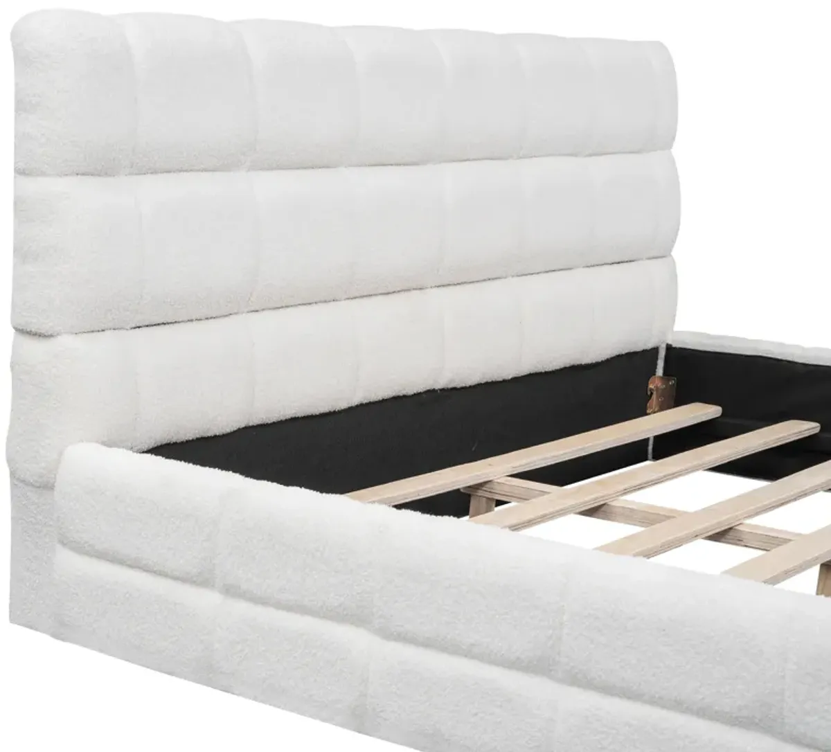 Merax Classic Upholstered Platform Bed