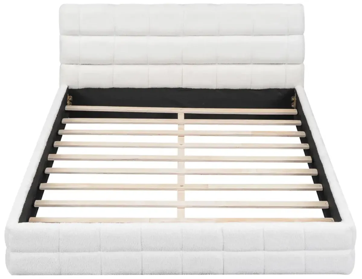 Merax Classic Upholstered Platform Bed