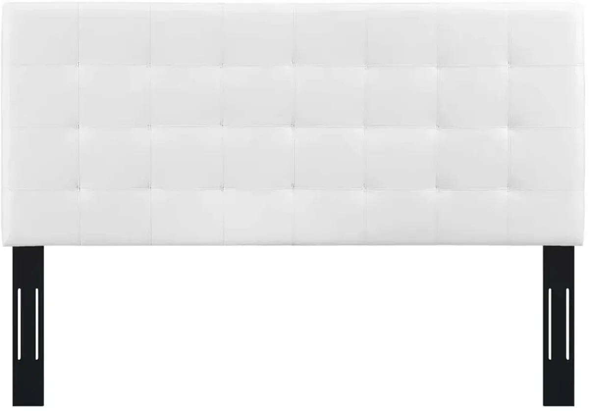 Modway - Paisley Tufted King and California King Upholstered Faux Leather Headboard