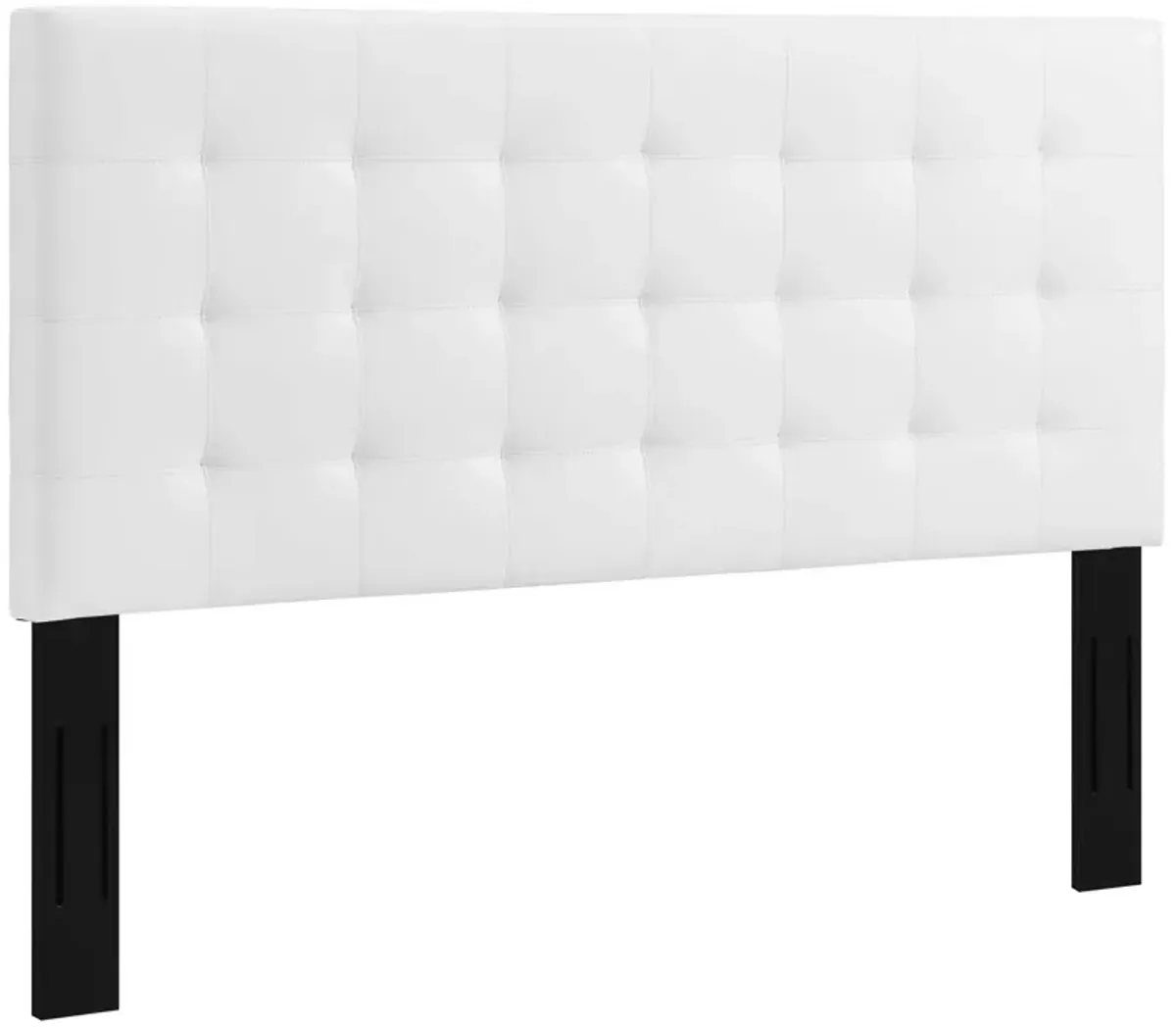 Modway - Paisley Tufted King and California King Upholstered Faux Leather Headboard