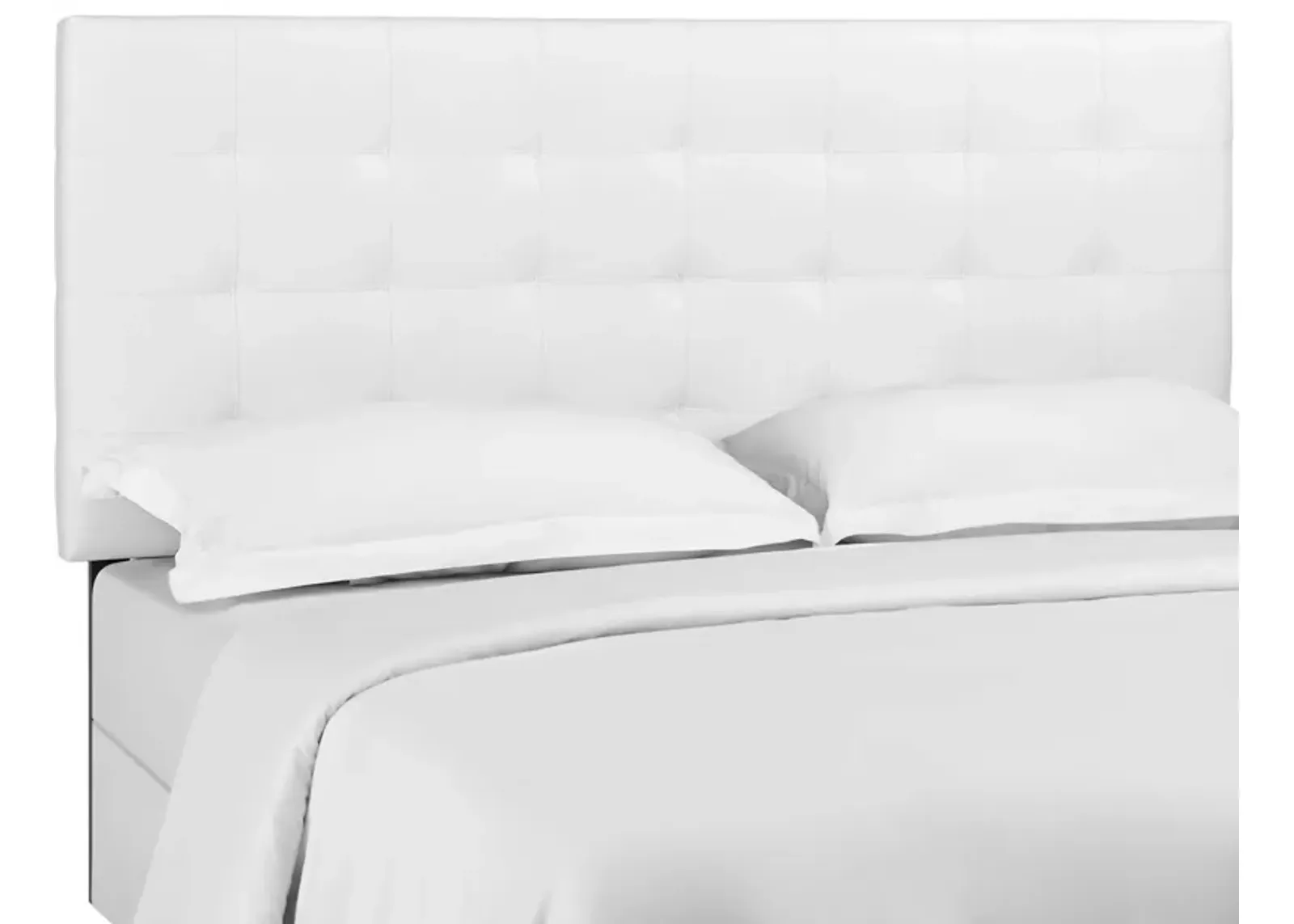 Modway - Paisley Tufted King and California King Upholstered Faux Leather Headboard