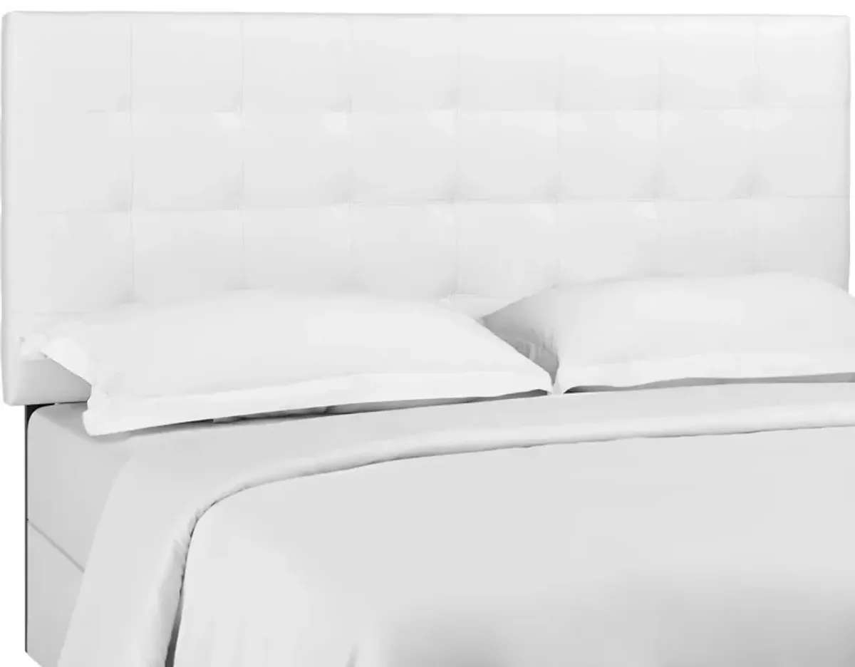 Modway - Paisley Tufted King and California King Upholstered Faux Leather Headboard