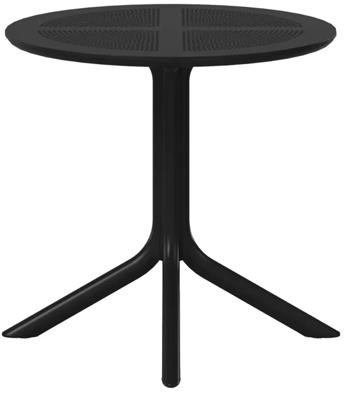 WestinTrends 31.5" Round Plastic Outdoor Patio Dining Table for 4