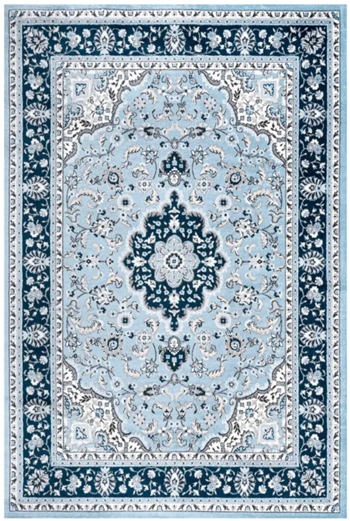 Palmette Modern Persian Floral Area Rug