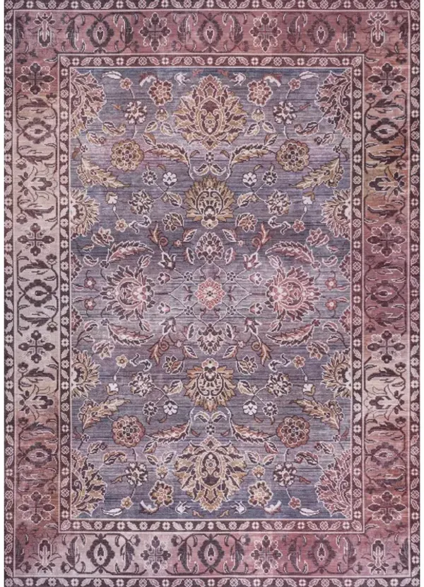 Victoria Ornate Persian All Over Washable Indoor/Outdoor Area Rug