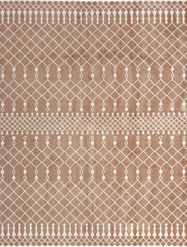 Astra Machine Washable ASW10 Copper 7'10" x 10' Rug