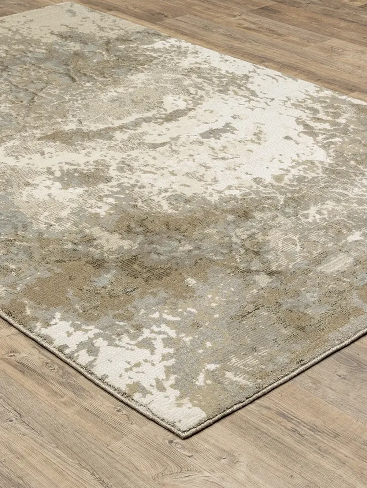 Evolution 2'3" x 8' Beige Rug