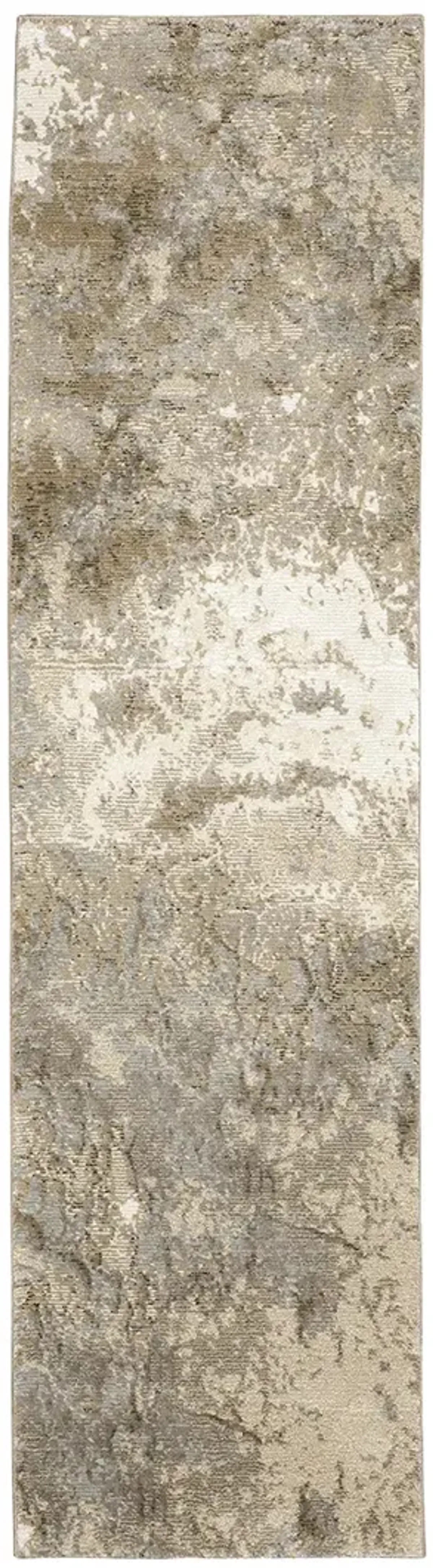 Evolution 2'3" x 8' Beige Rug