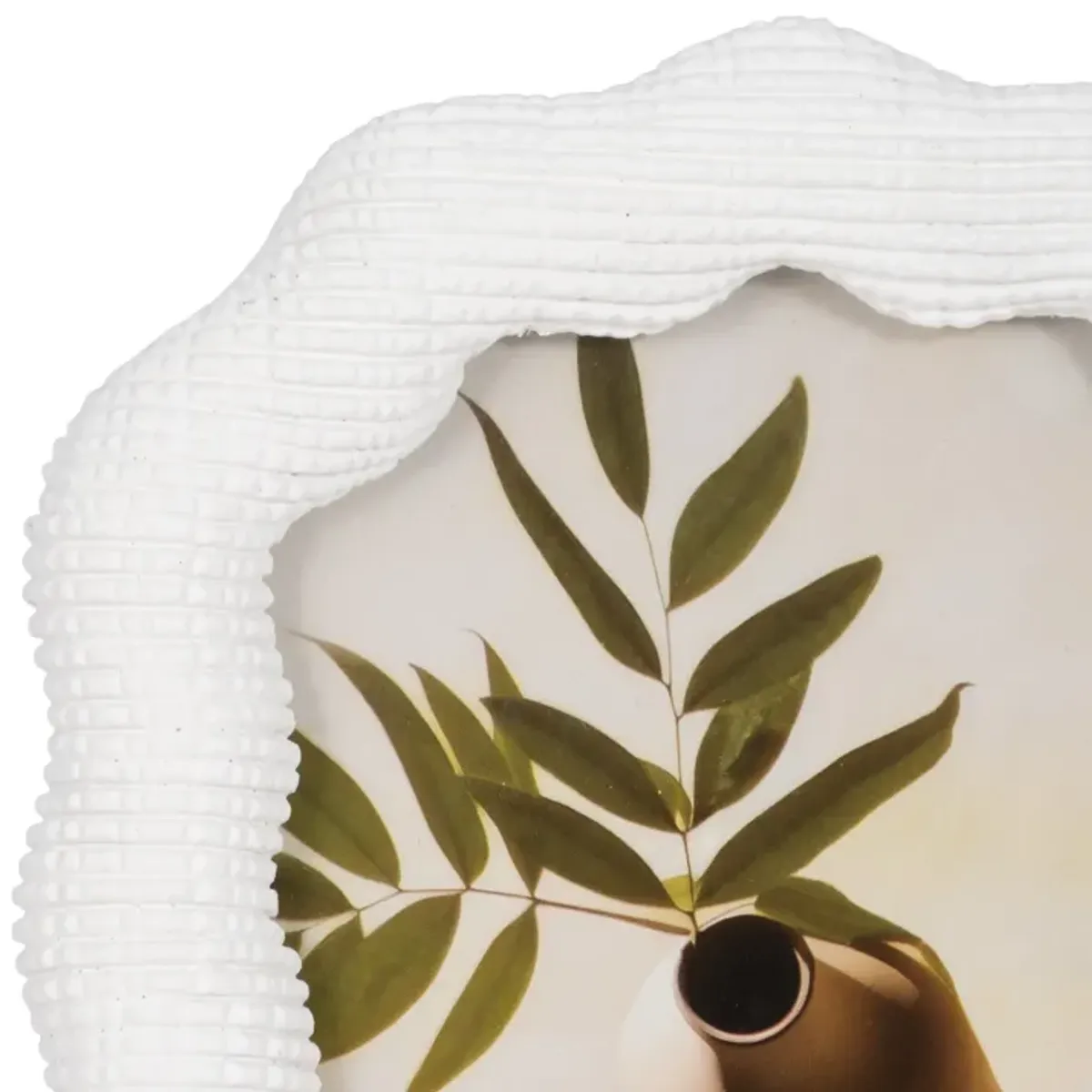 4"x6" Wht Resin Arch Photo Frm