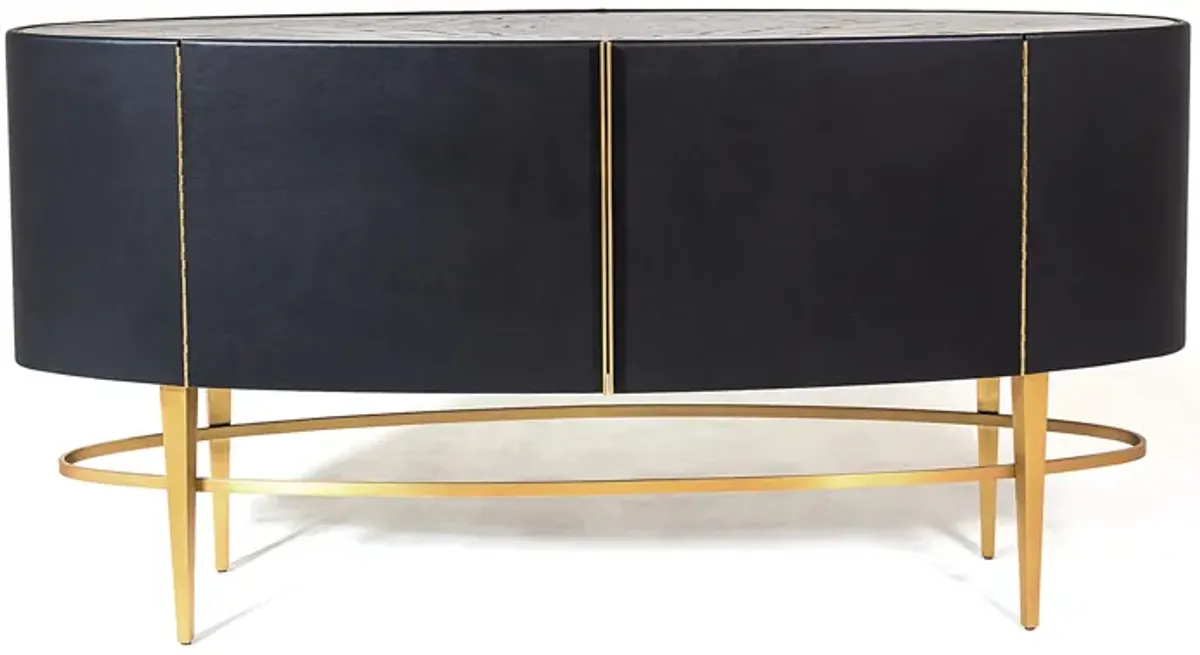 Ellipse Black Sideboard