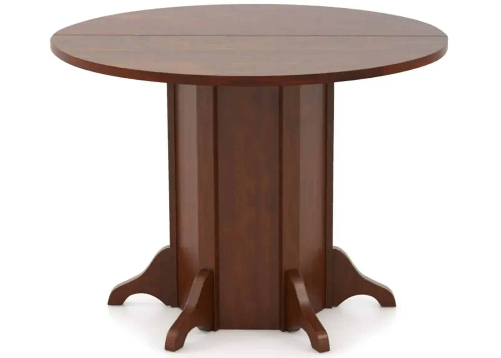 Hivvago Round Dining Table with Pedestal Base for 4-6 People