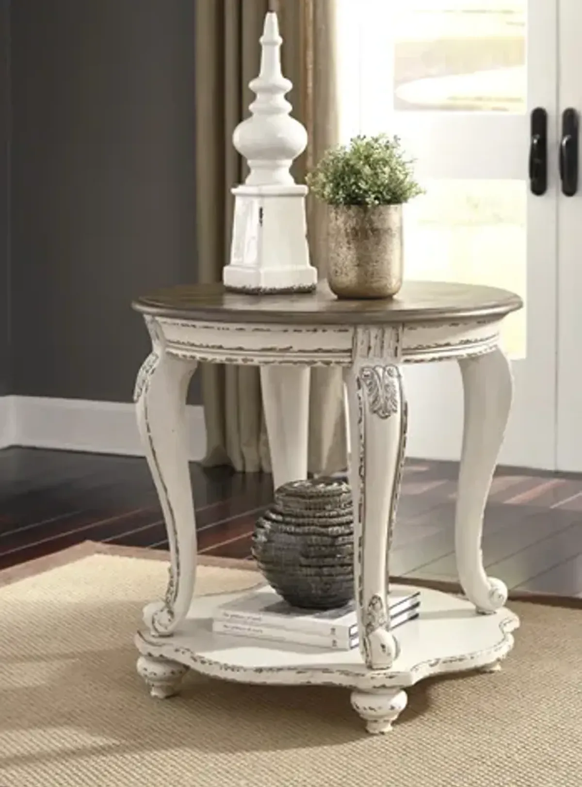 Realyn Round End Table