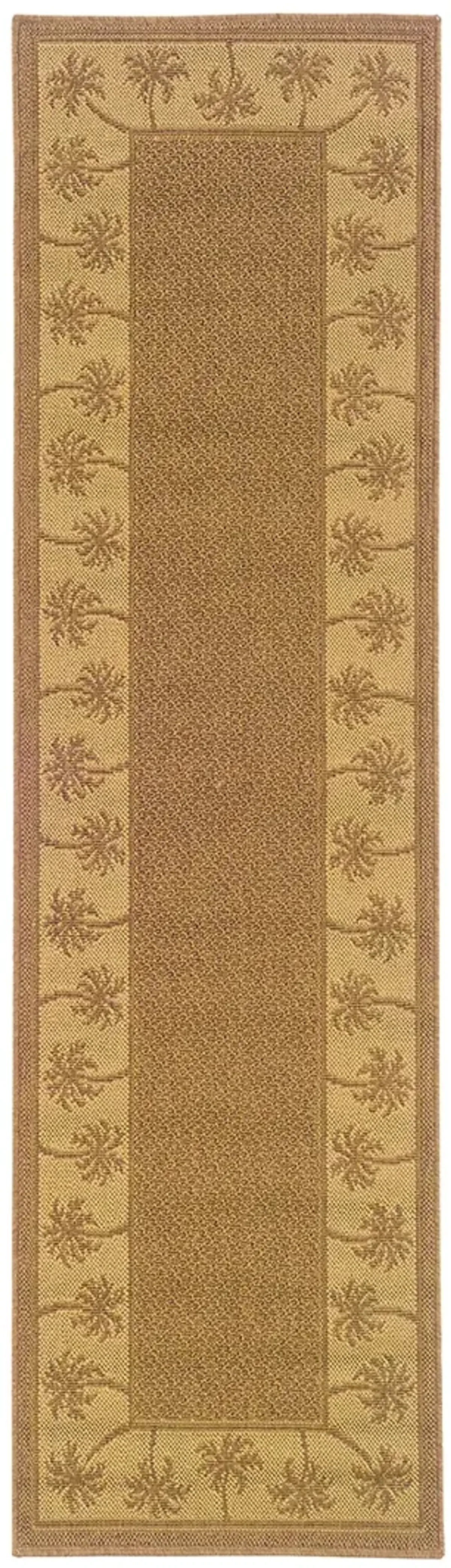 Lanai 2'3" x 7'6" Tan Rug