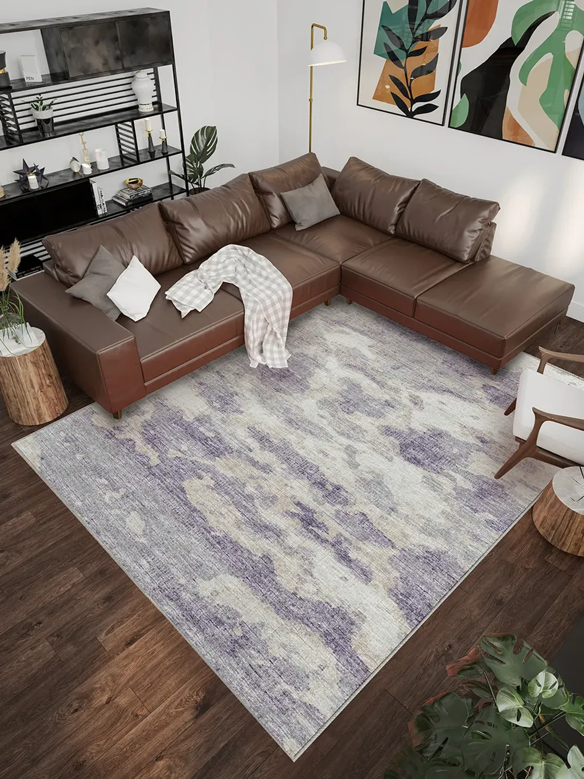 Camberly CM6 Lavender 5' x 7'6" Rug