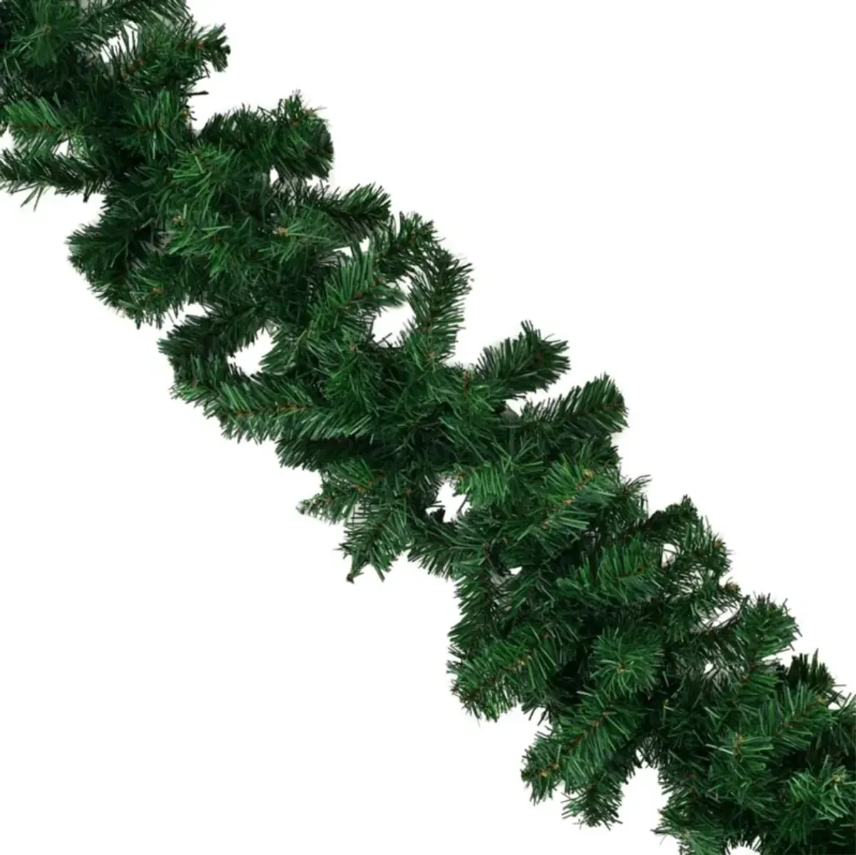 vidaXL Christmas Garlands 4 pcs Green 106.3" PVC