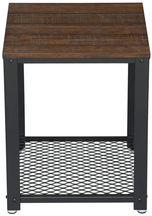 Hivvago Industrial Style Nightstand