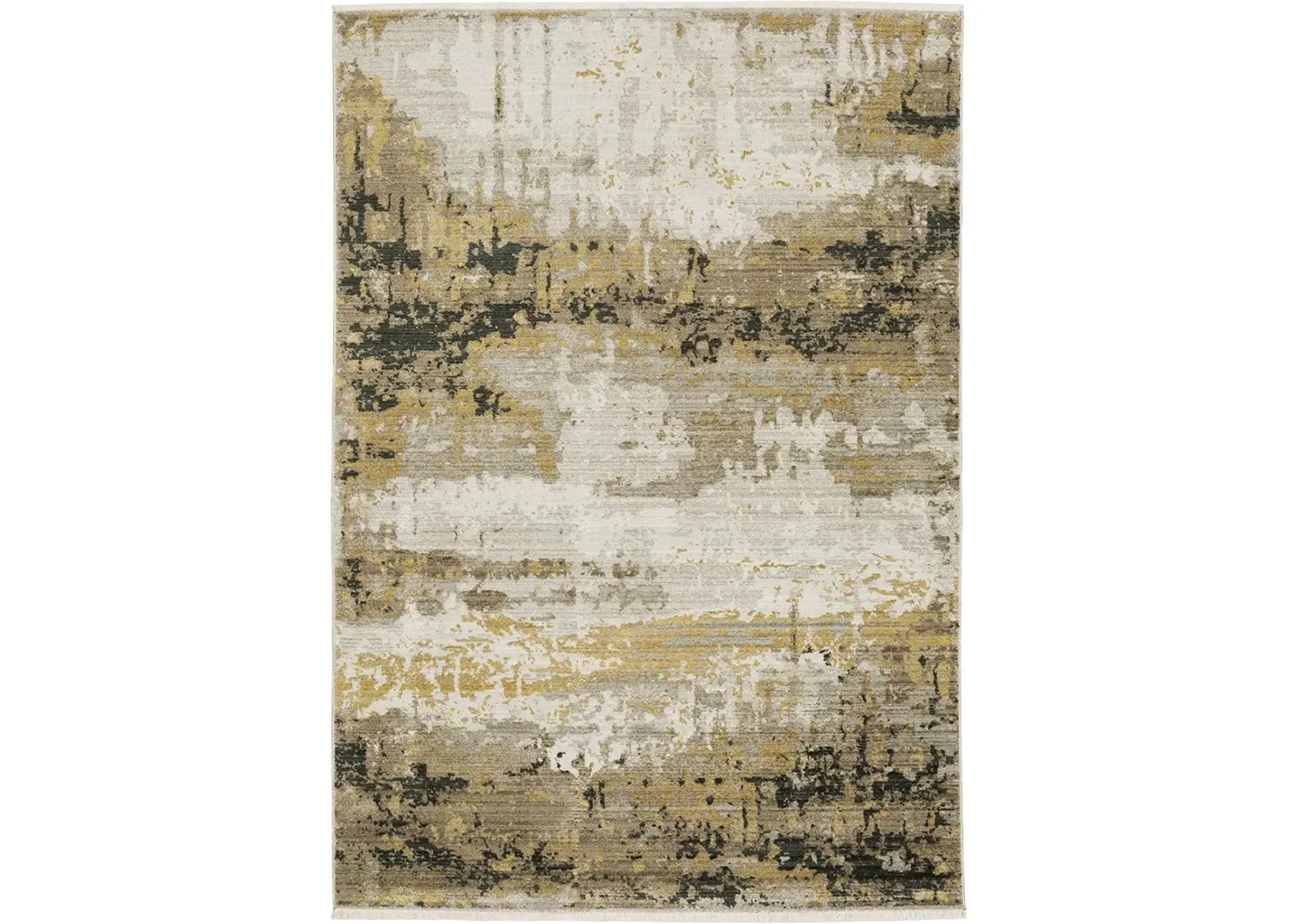 Bauer 9'10" x 12'10" Gold Rug