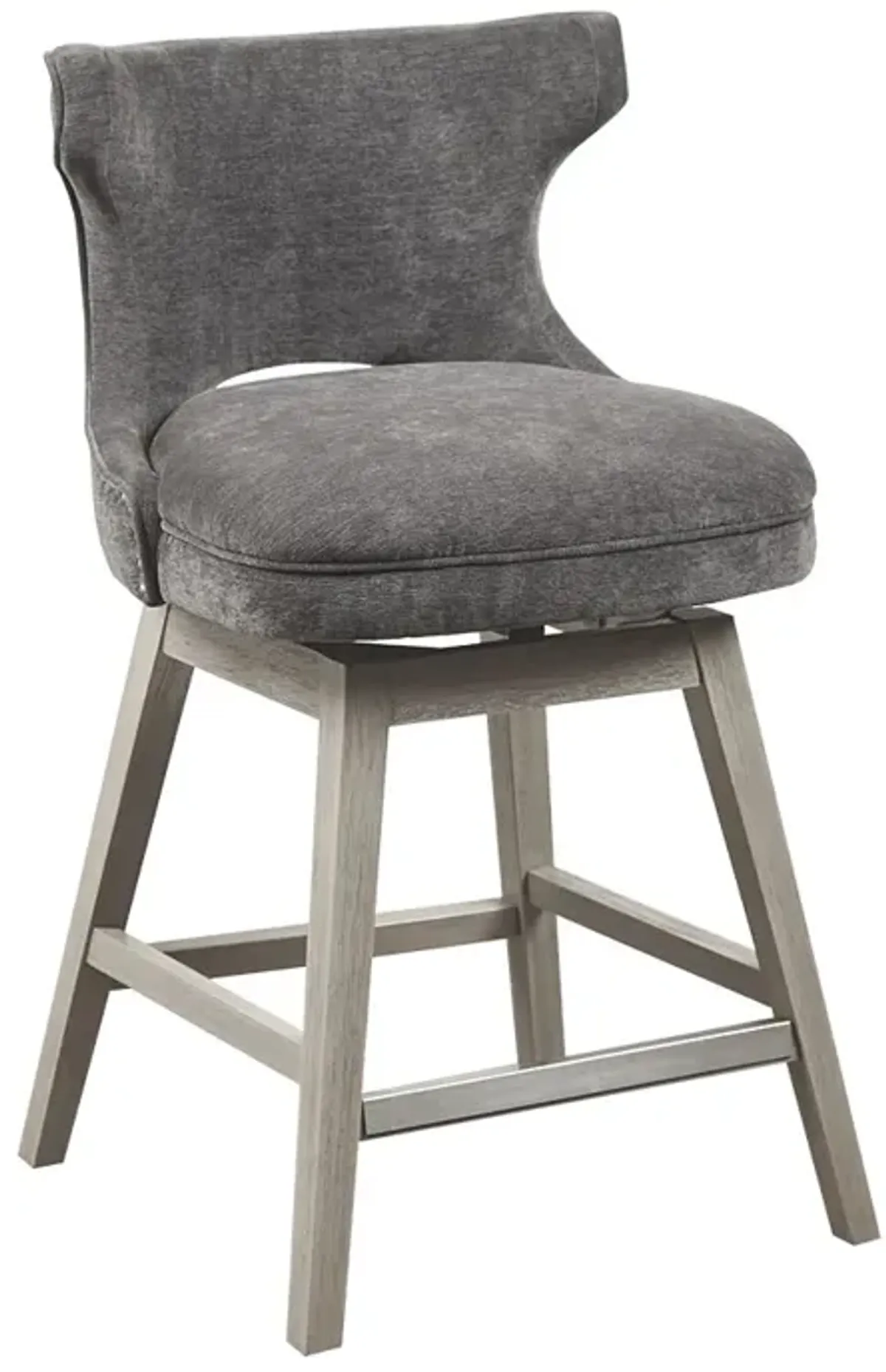 Gracie Mills Paula Transitional Swivel Counter Stool 25.75