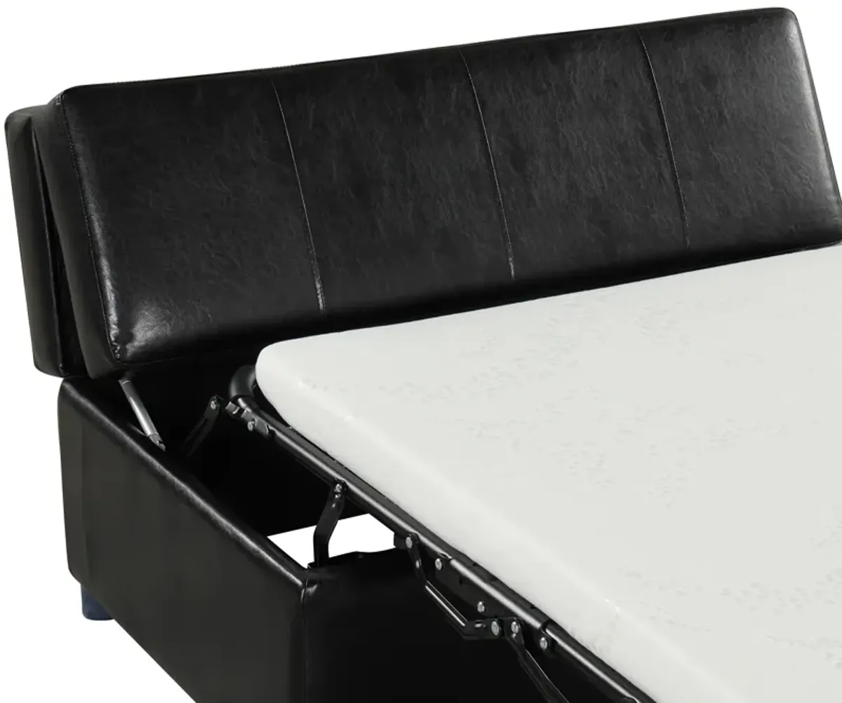 Merax Folding Ottoman Sleeper Bed with Mattress