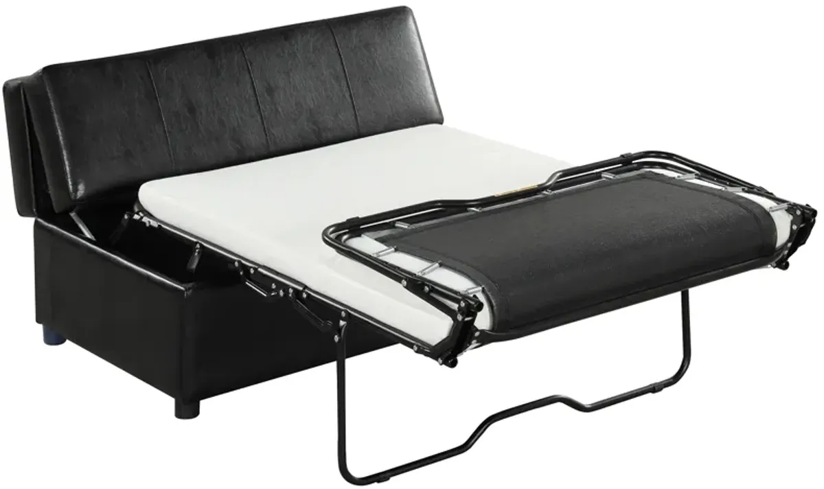 Merax Folding Ottoman Sleeper Bed with Mattress