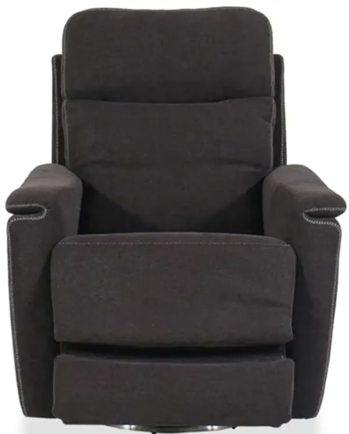 Charcoal Power Swivel Recliner