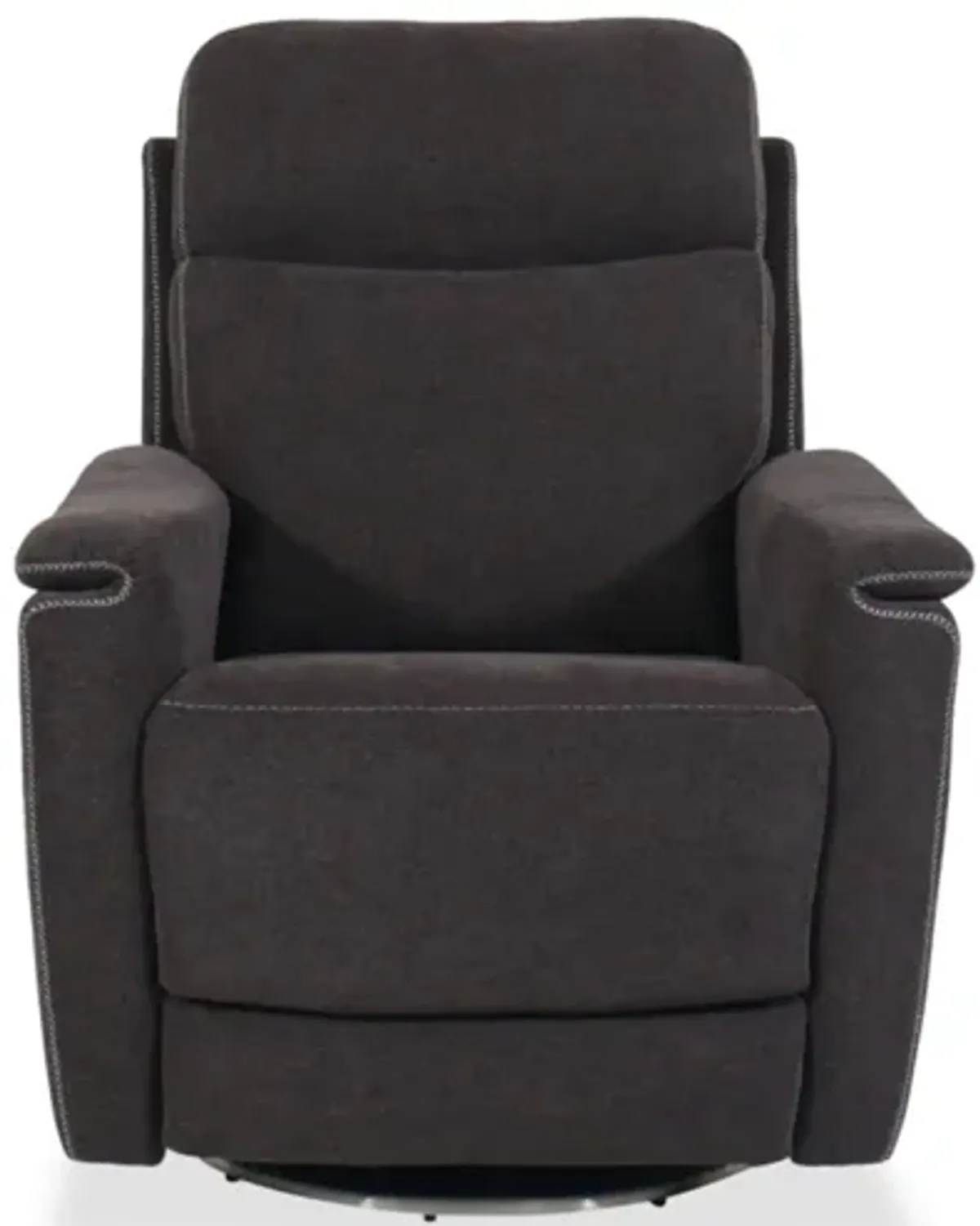 Charcoal Power Swivel Recliner